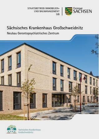 Titelbild Faltblatt Sächsisches Krankenhaus Großschweidnitz - Neubau Gerontopsychiatrisches Zentrum