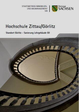 Titelbild Faltblatt Hochschule Zittau/Görlitz - Standort Görlitz - Sanierung Lehrgebäude GII