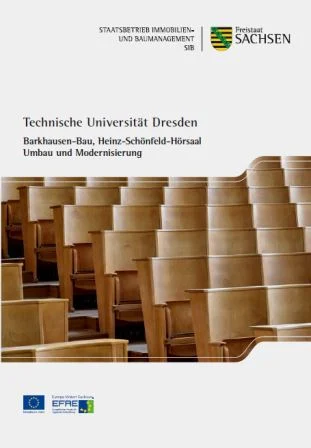 Titelbild Faltblatt Technische Universit&auml;t Dresden Barkhausen-Bau, Heinz-Sch&ouml;nfeld-H&ouml;rsaal
