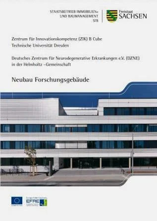Titelbild Faltblatt Technische Universit&auml;t Dresden (ZIK) B Cube und DZNE