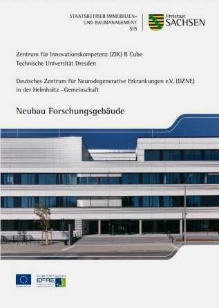 Titelbild Faltblatt Technische Universität Dresden (ZIK) B Cube und DZNE