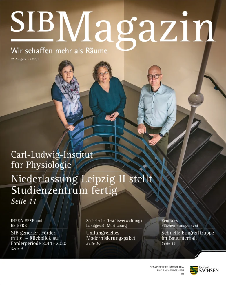 Titelseite der ersten Ausgabe des SIB Magazins im Jahr 2025
