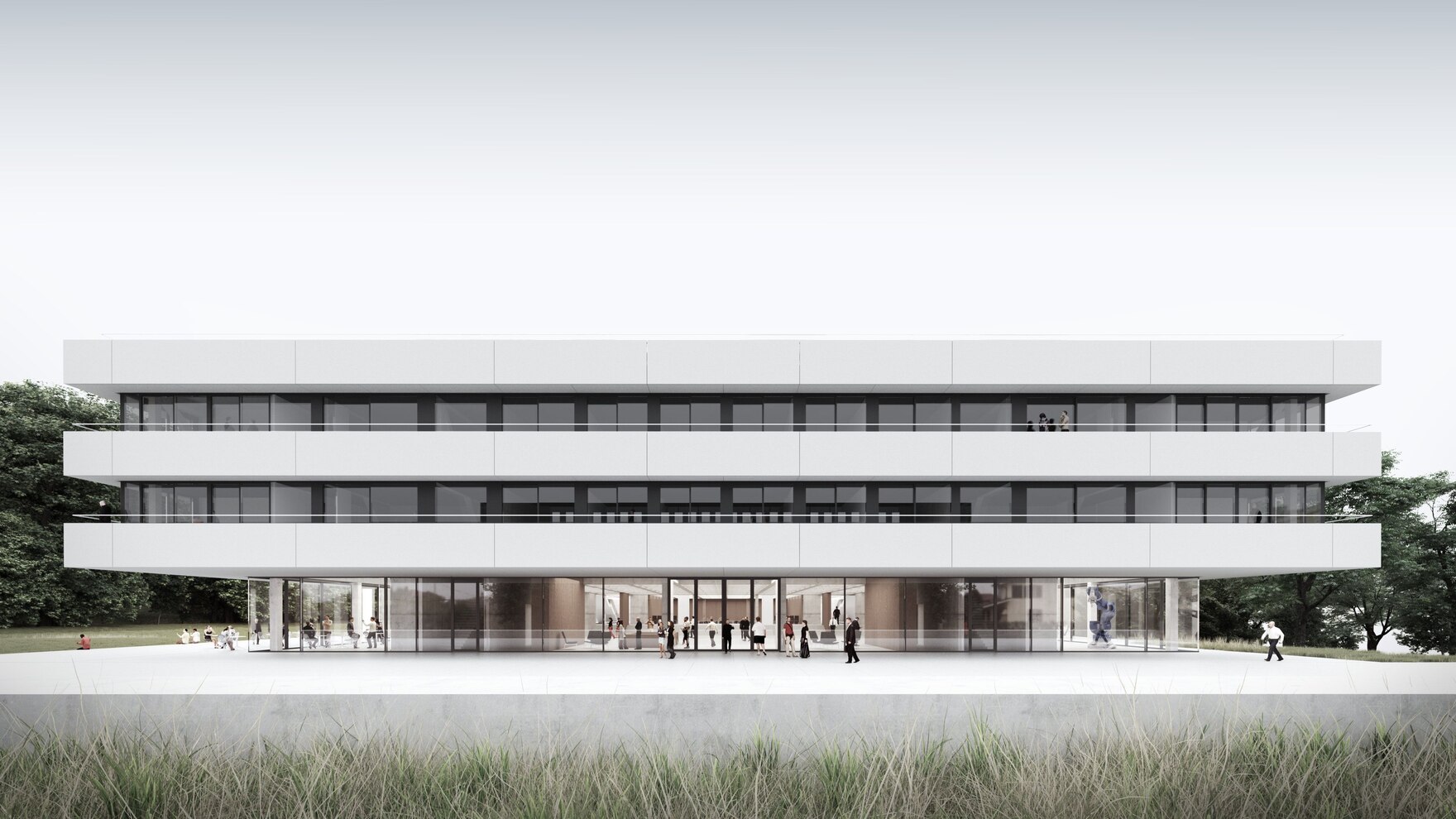 Visualisierung Bürogebäude Lehmann-Zentrum