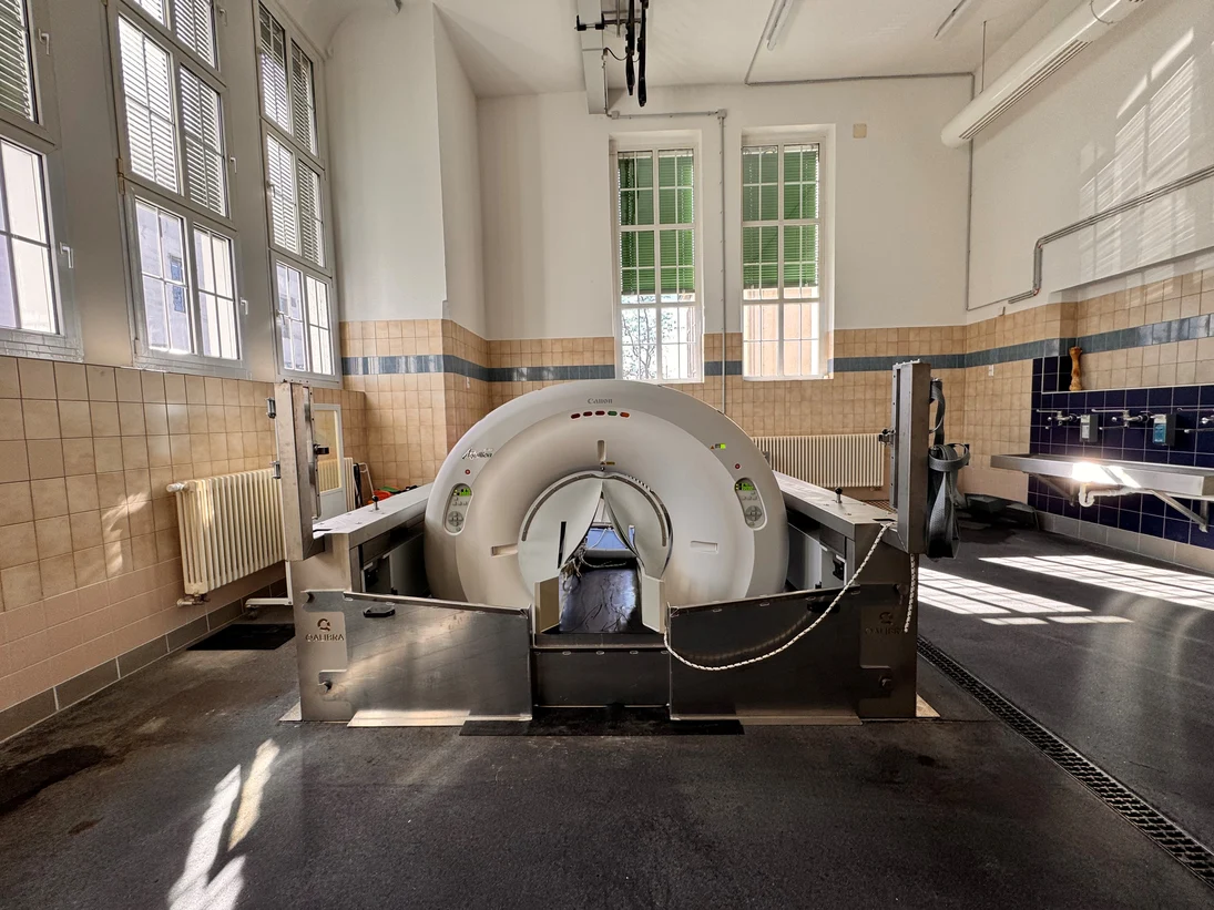 Neuer Computertomograph an der Universität Leipzig, Klinik für Pferde
