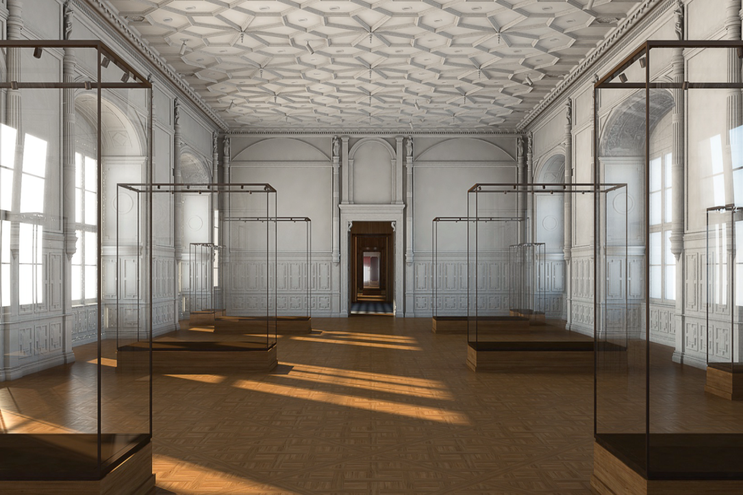 Visualisierung Großer Ballsaal Residenzschloss Dresden