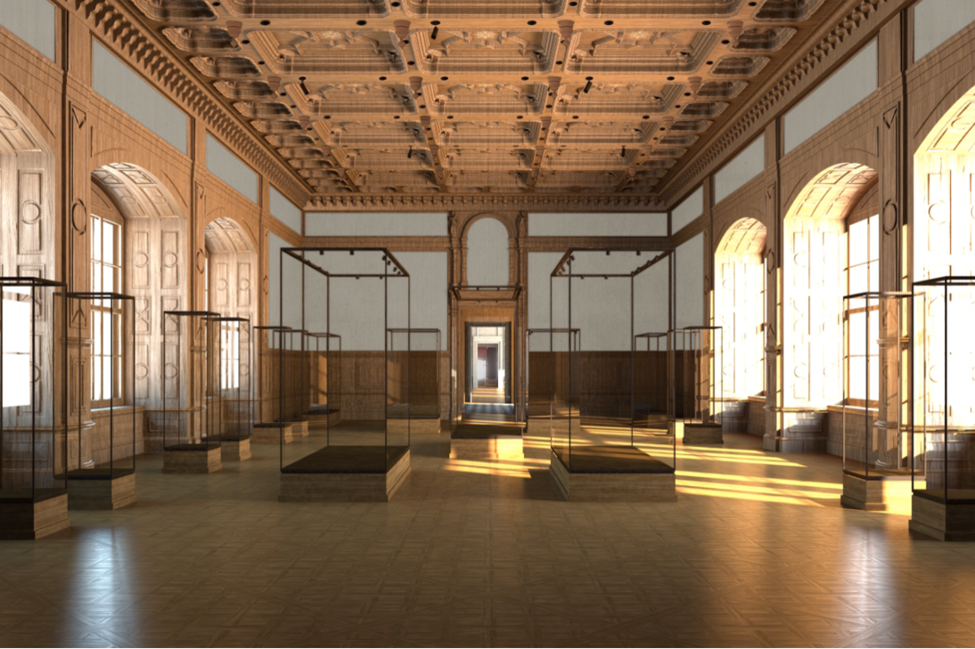 Visualisierung Propositionssaal Residenzschloss Dresden