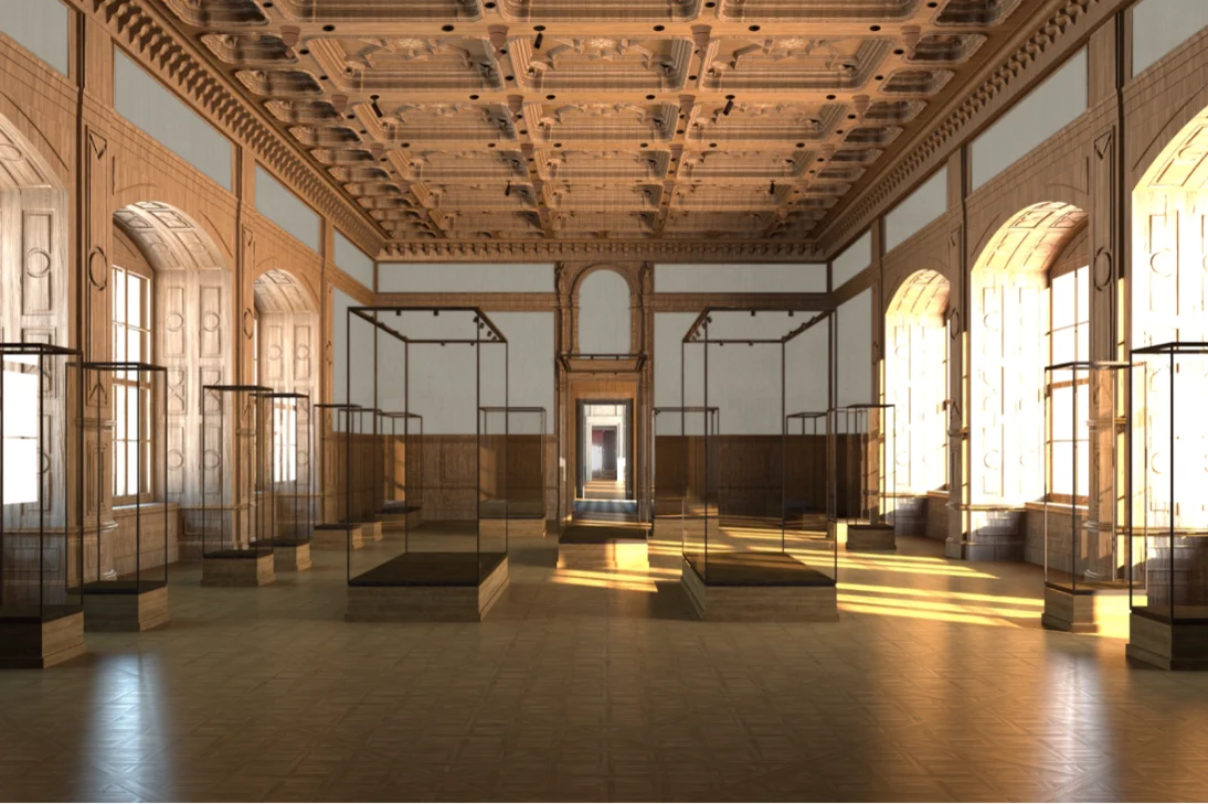Visualisierung Propositionssaal Residenzschloss Dresden