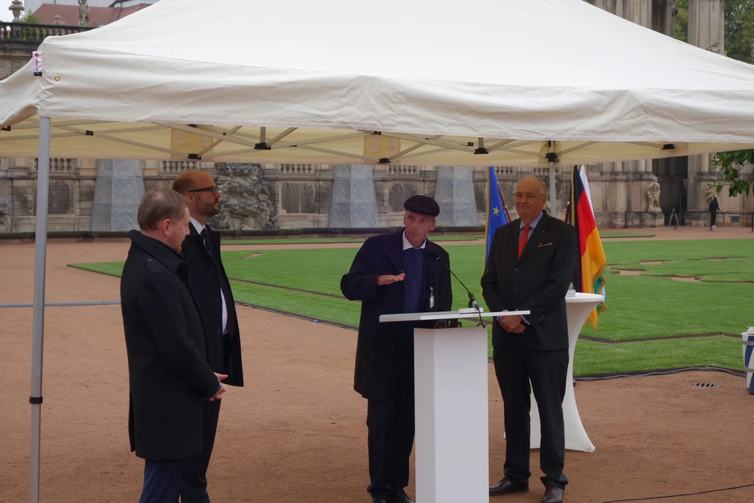 Übergabe Dresdner Zwingerinnenhof
