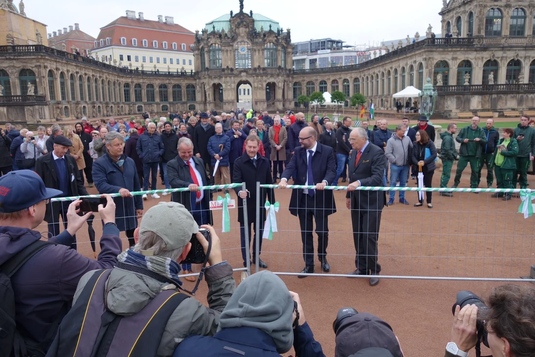 Übergabe Dresdner Zwingerinnenhof