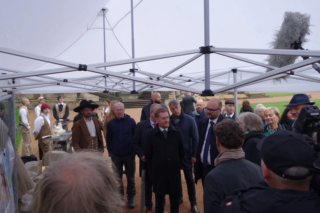 Übergabe Dresdner Zwingerinnenhof