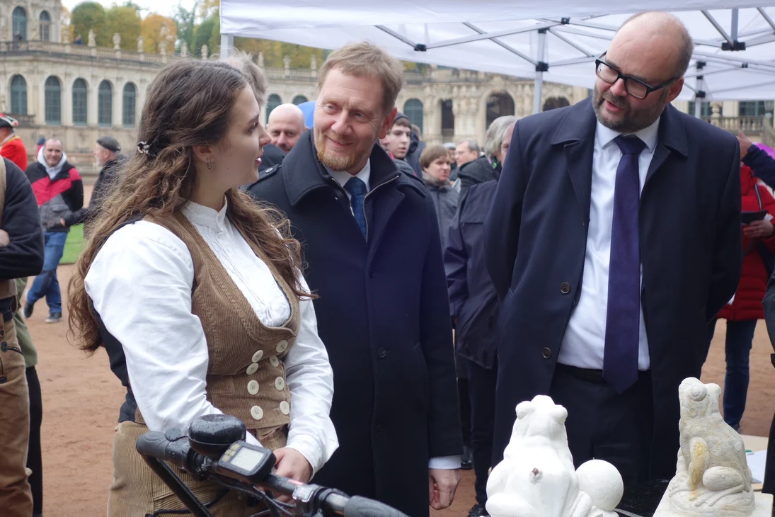 Übergabe Dresdner Zwingerinnenhof