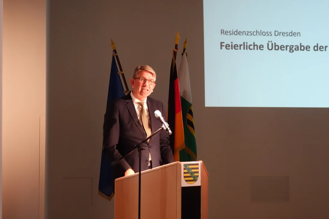 Feierliche Übergabe der Schlosskapelle im Dresdner Residenzschloss