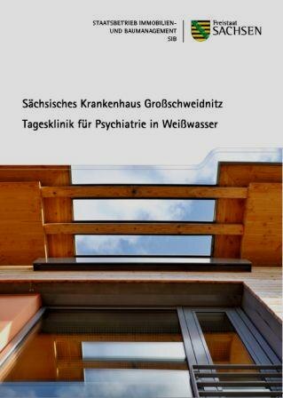 Titelbild Faltblatt Sächsisches Krankenhaus Großschweidnitz - Tagesklinik für Psychiatrie in Weißwasser