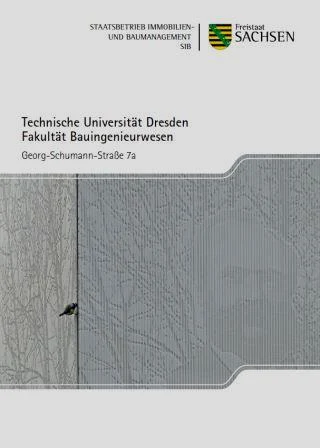 Titelbild Faltblatt Technische Universit&auml;t Dresden Fakult&auml;t Bauingenieurwesen