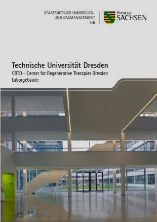 Titelbild Faltblatt Technische Universit&auml;t Dresden - CRTD - Center for Regenerative Therapies Dresden