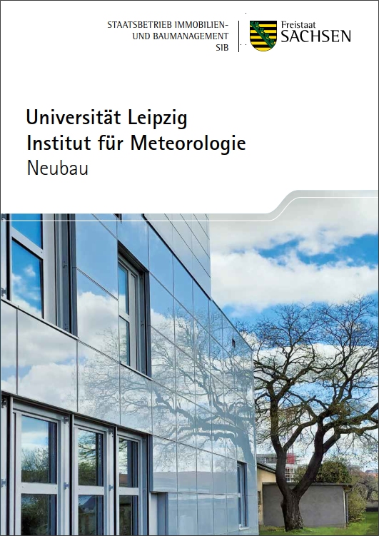 Titelbild des Faltblattes Meteorologie. Fassadendetail