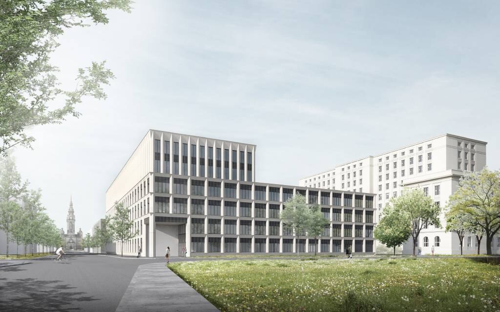 Visualisierung Lehr- und Laborgebäude HTW Dresden   