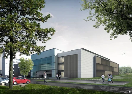 Neubau des zweiten Bauabschnitts des Exzellenzclusters MERGE - Technologiefusion f&uuml;r multifunktionale Leichtbaustrukturen