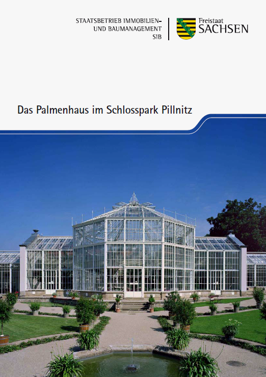 Titelbild Faltblatt Palmenhaus im Schlosspark Pillnitz