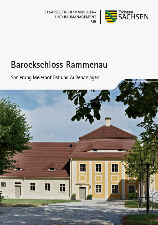 Titelbild Faltblatt Barockschloss Rammenau