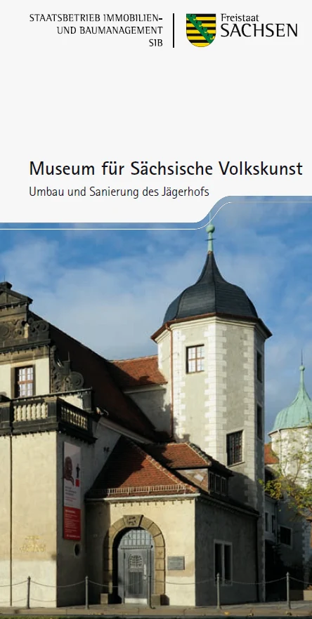 Titelbild Faltblatt J&auml;gerhof in Dresden